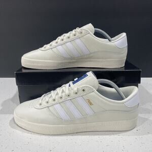 Adidas Puig Indoor Shoes Cream White Skateboarding Shoes Sz 10 NEW JQ1116